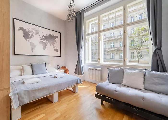 Chic Brick Suite In Historic Prague City Center By Rentez